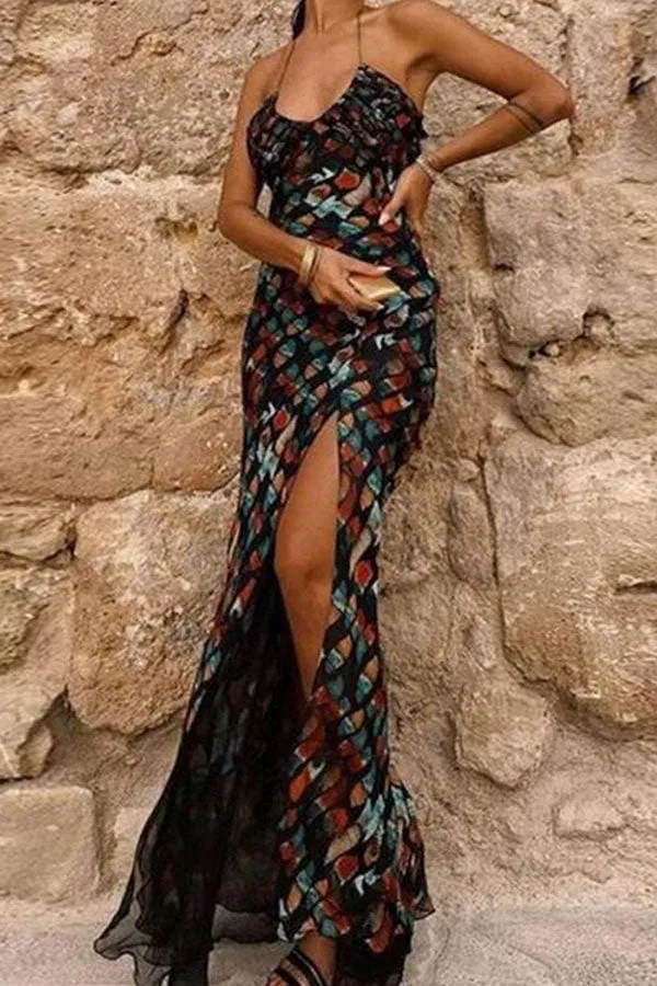 Penney Halter Maxi Dress