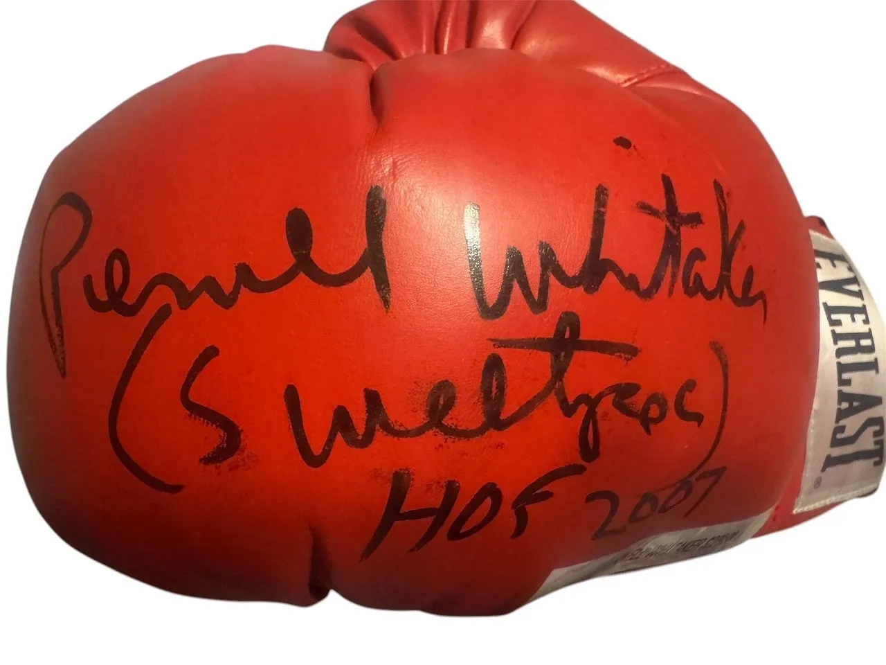 Pernell Whitaker "Sweat Pea" HOF, Signed Authentic Autograph Boxing Glove, Certified