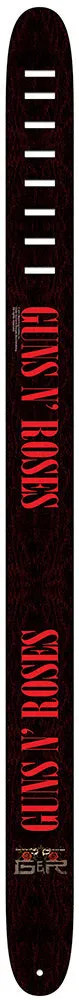 Perris 2.5" Leather Hi-Res "Guns N Roses" Licensed Guitar Strap
