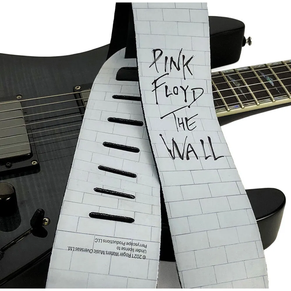 Perris 2.5" Leather Hi-Res "Pink Floyd - The Wall" Licensed Guitar Strap