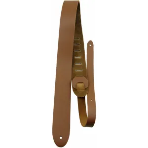 Perris 2" Basic Leather Guitar Strap in Tan