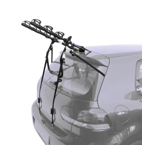 Peruzzo Cruiser Delux - 3 Bike Rear Boot Rack - Black