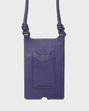 Phone case in lamb leather