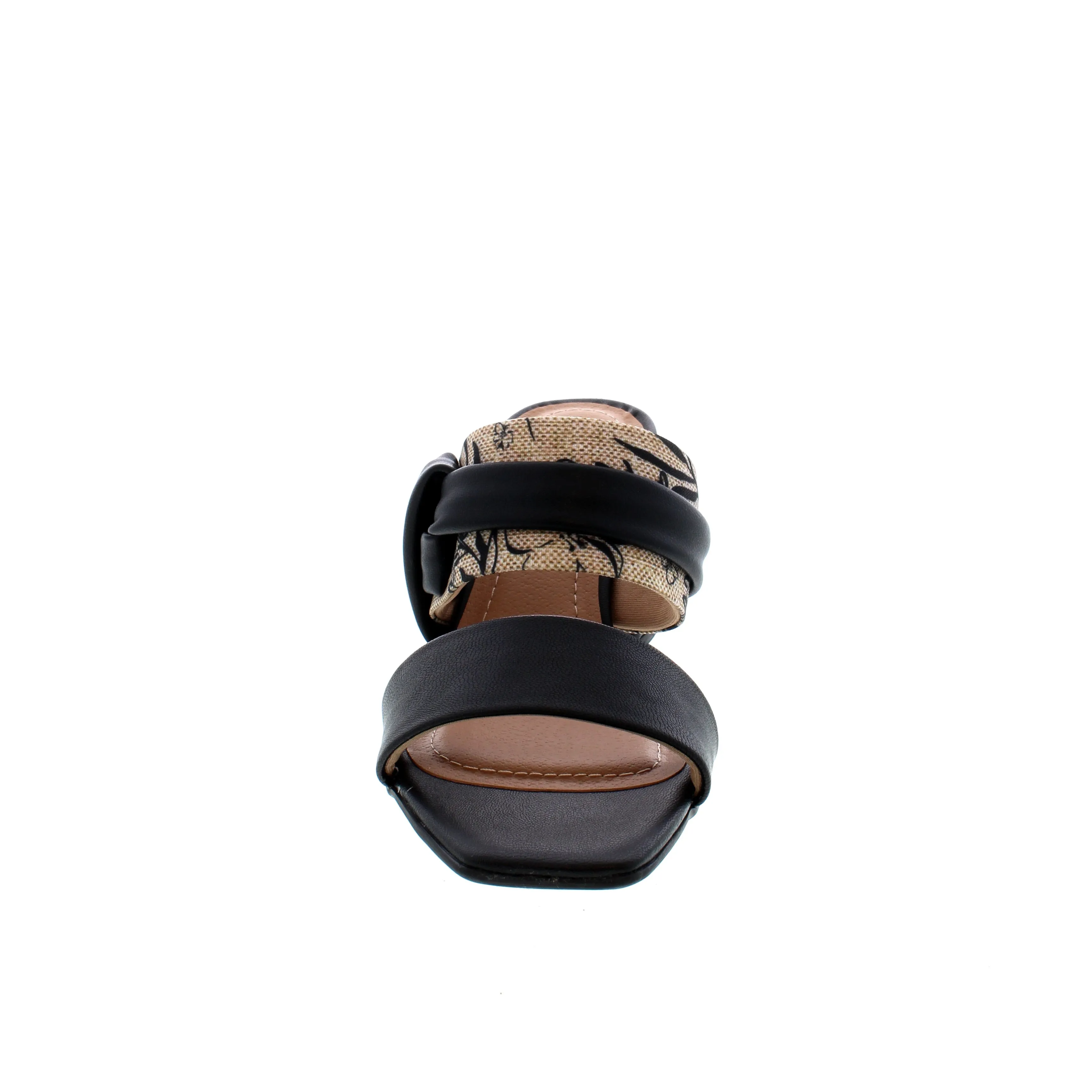 Piccadilly Heeled Sandal 626008 - Black Multi