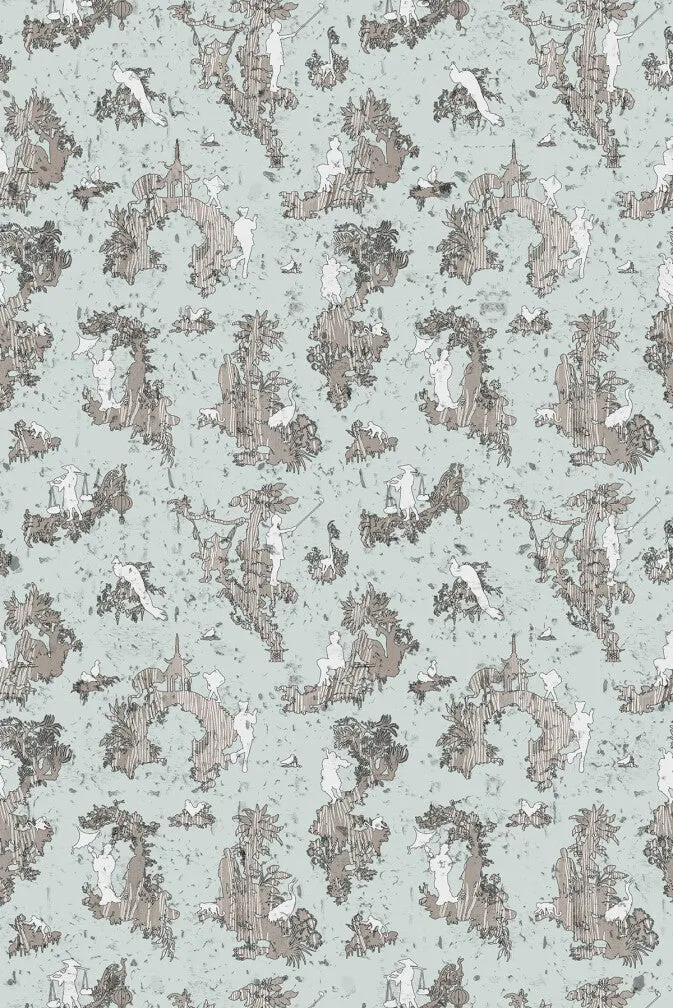 pillement islands cork wallpaper
