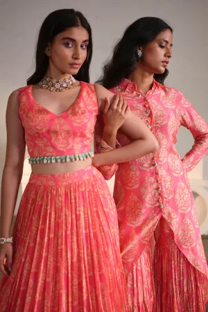 Pink Rose Lehenga