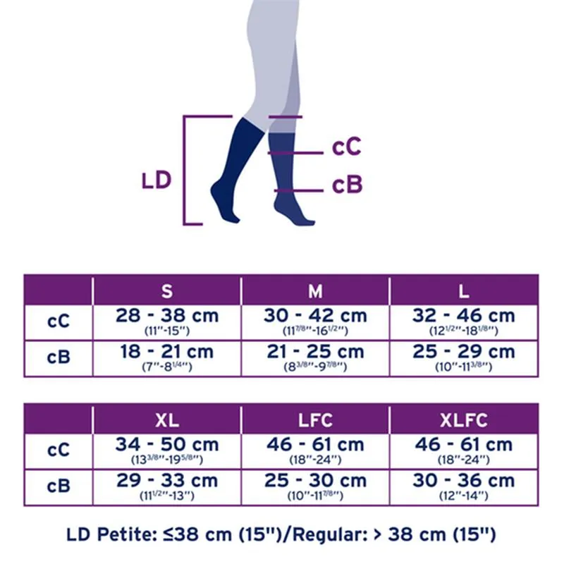 PR/1 JOBST ULTRASHEER WOMEN, KNEE HIGH, 20-30MMHG, SM, ESPRESSO, CLOSED TOE