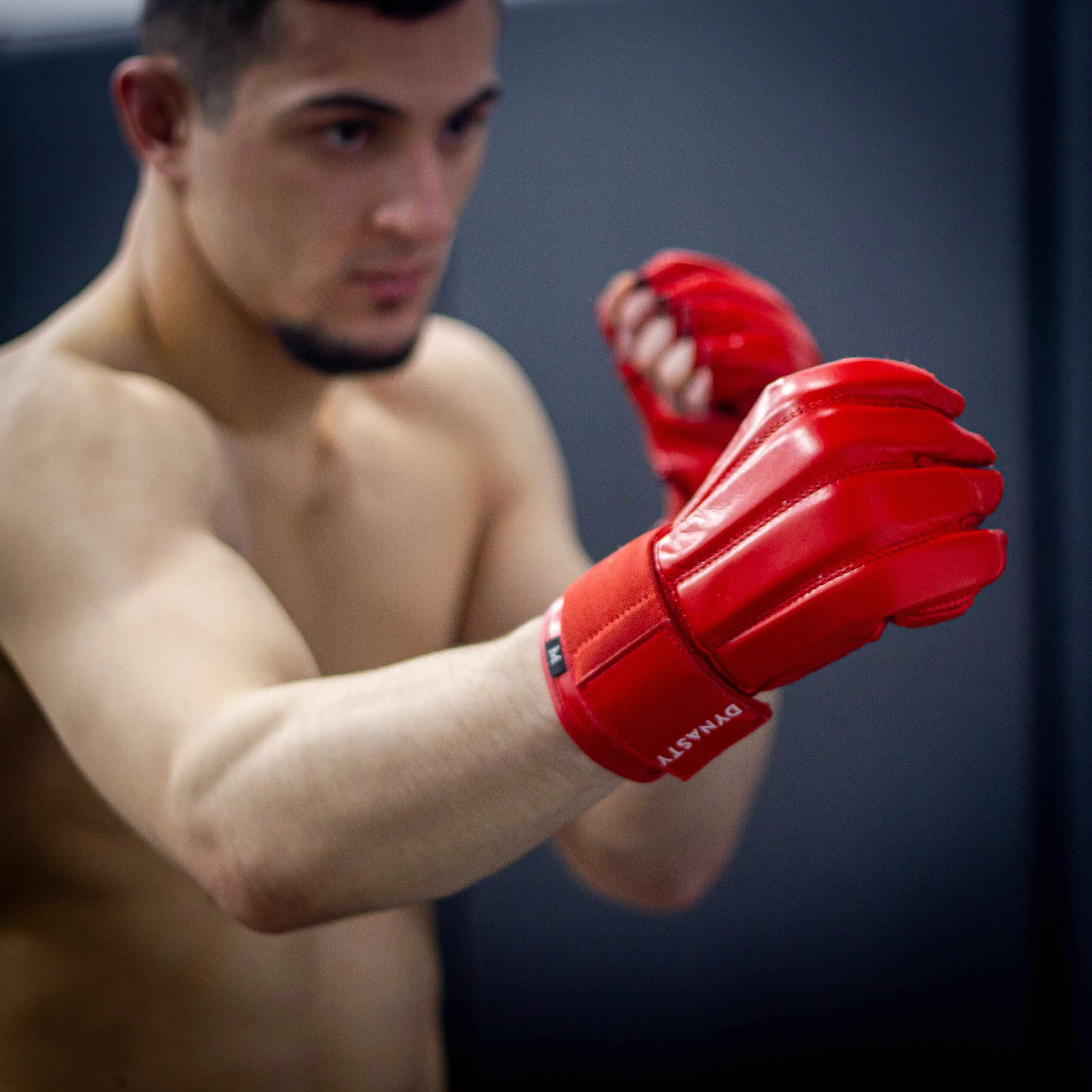 "Fatal Contact" Old School Kung Fu / Bareknuckle Boxing Bag Gloves