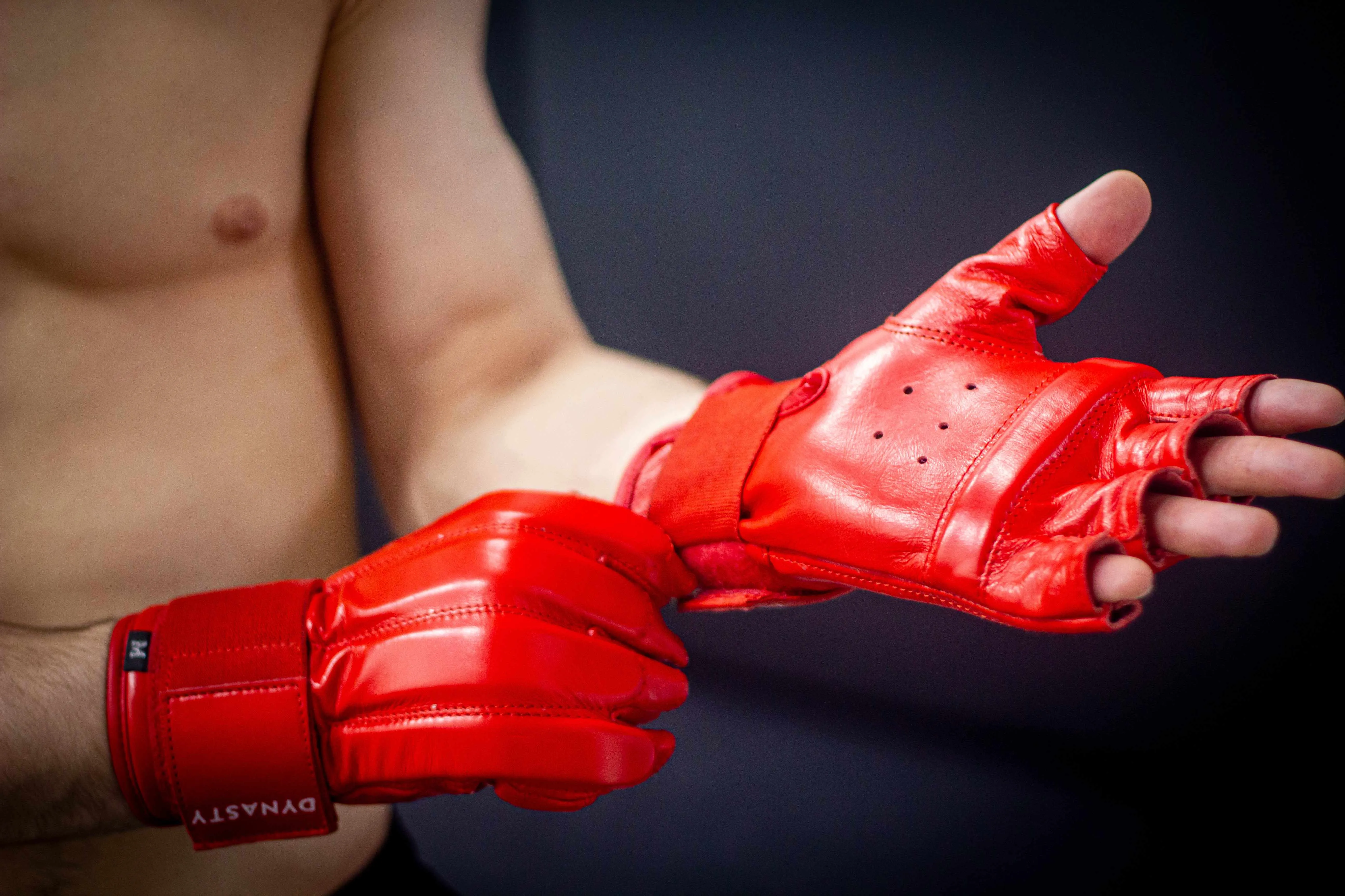"Fatal Contact" Old School Kung Fu / Bareknuckle Boxing Bag Gloves