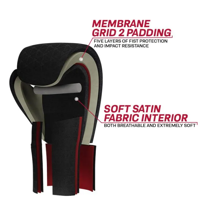 RDX F4 SPARRING HOOK & LOOP-RED