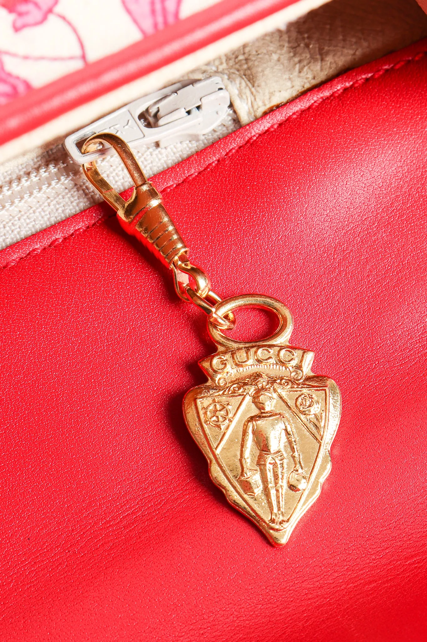 Red Flora Convertible Clutch