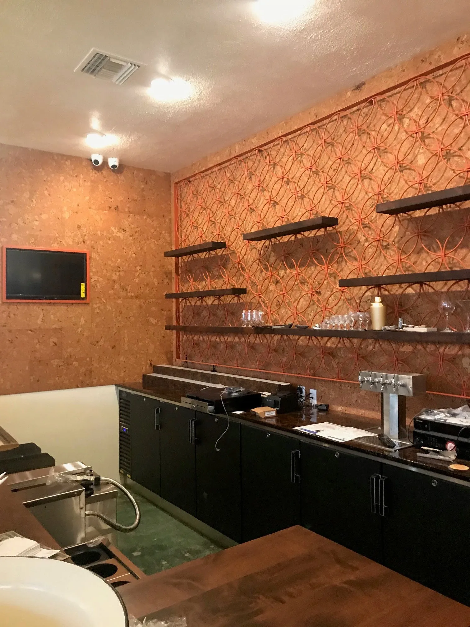 Redwood Cork Wall Tile