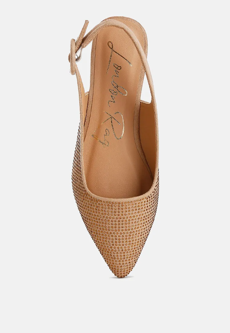 Rhinestones Slingback By Ruw