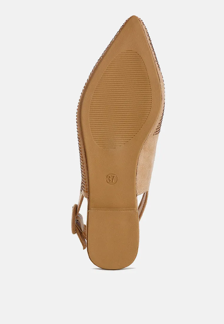 Rhinestones Slingback By Ruw