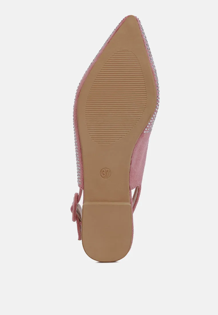Rhinestones Slingback By Ruw