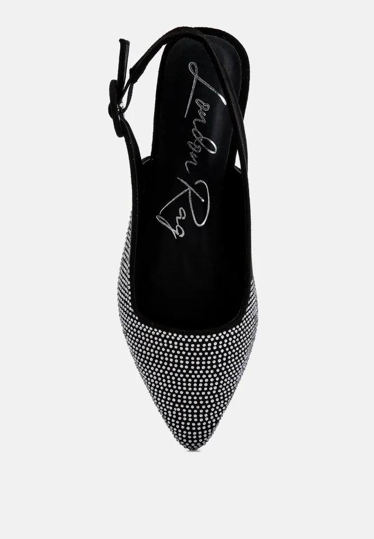 Rhinestones Slingback By Ruw