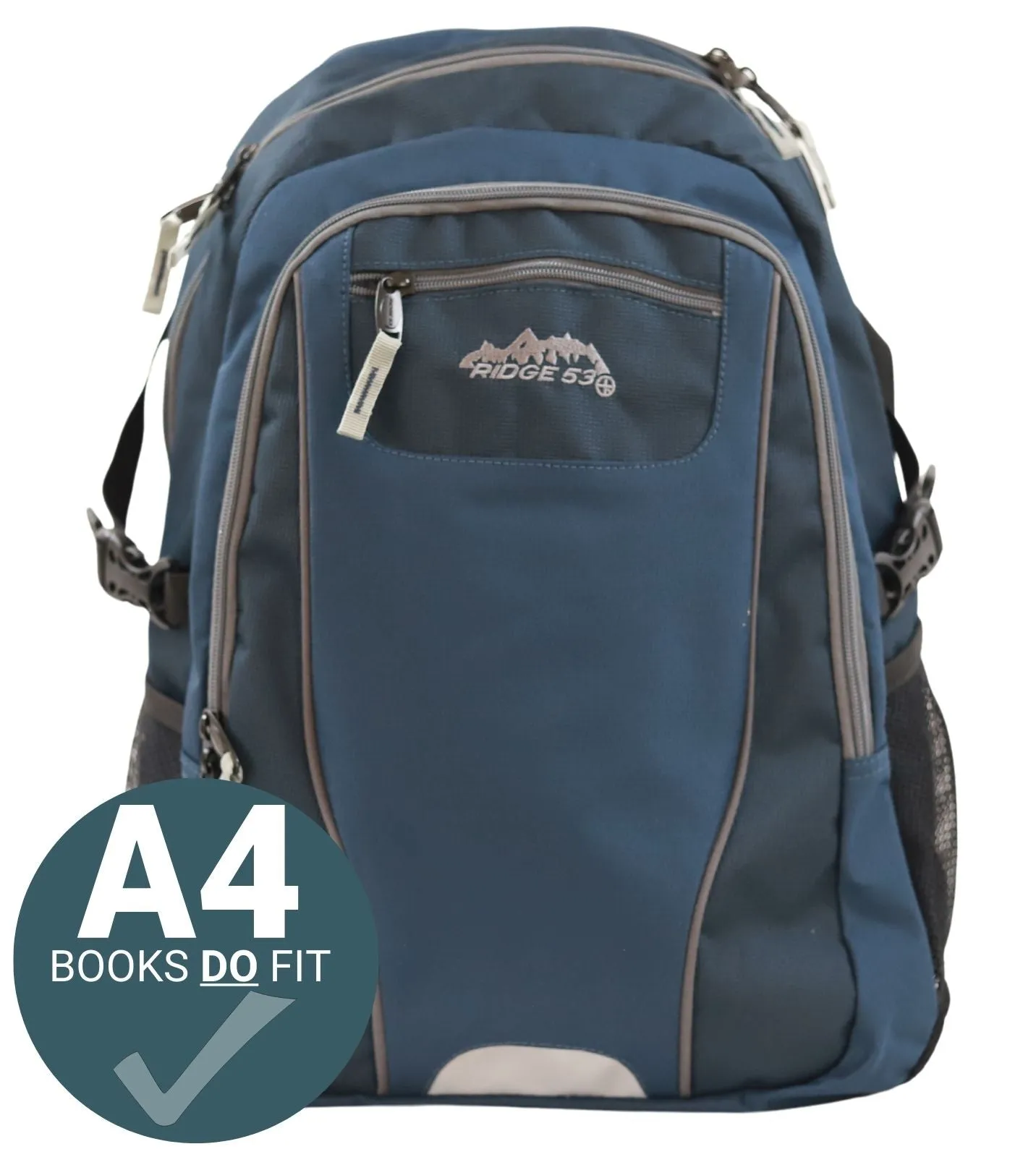 Ridge 53 - Pearse Backpack - Navy and Grey