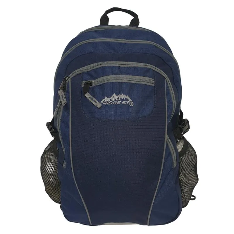 Ridge 53 - Pearse Backpack - Navy and Grey