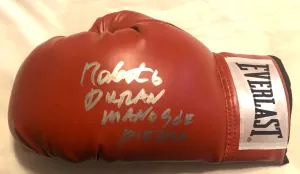 Roberto Duran Signed Everlast Boxing Glove Inscribed "Manos de Piedra"