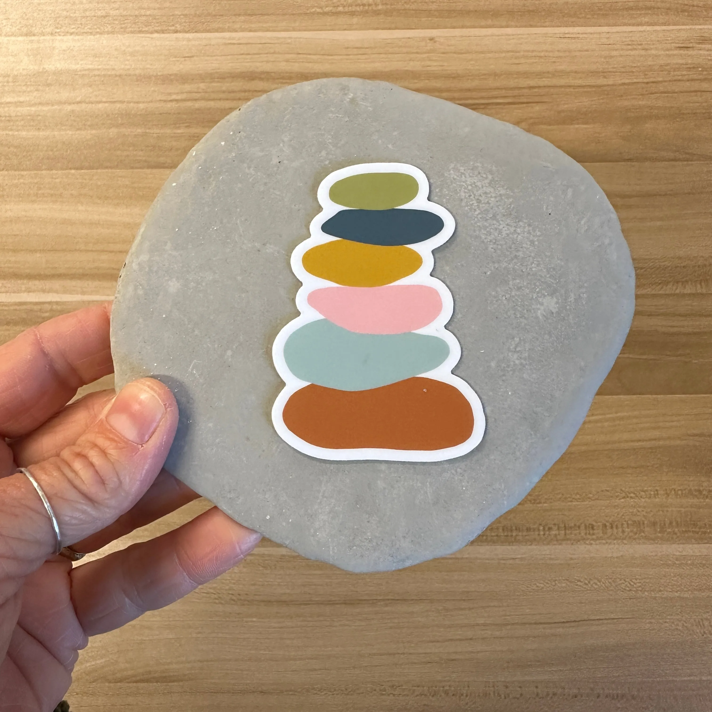 Rock Cairn Sticker