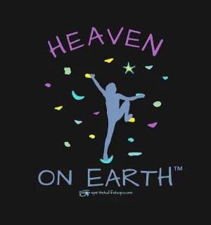 Rock Climbing Heaven On Earth - Art Print