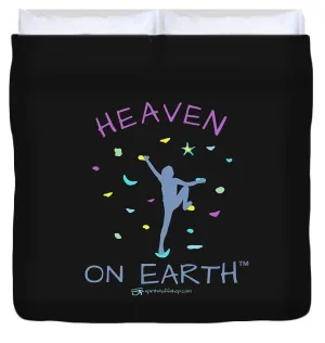Rock Climbing Heaven On Earth - Duvet Cover