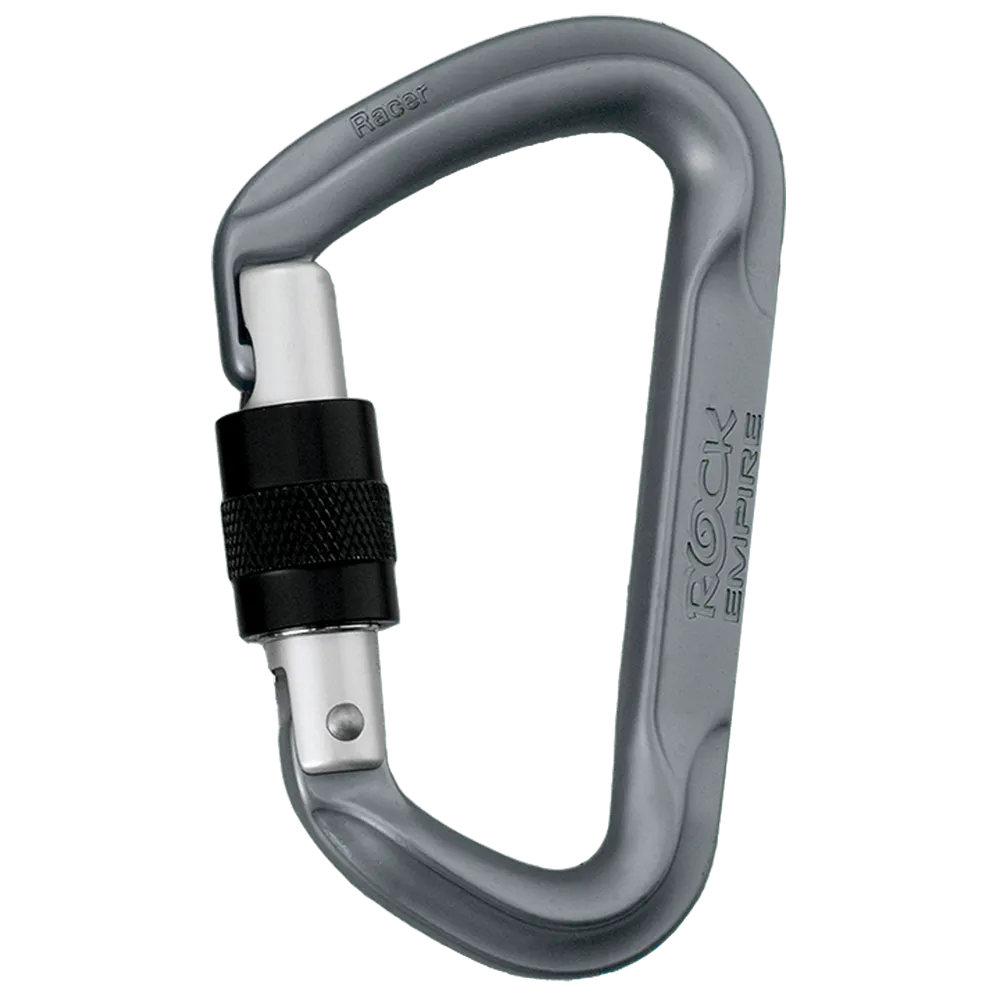 Rock Empire Racer Screwgate Climbing Carabiner