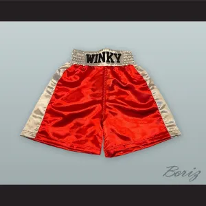 Ronald 'Winky' Wright Red Boxing Shorts
