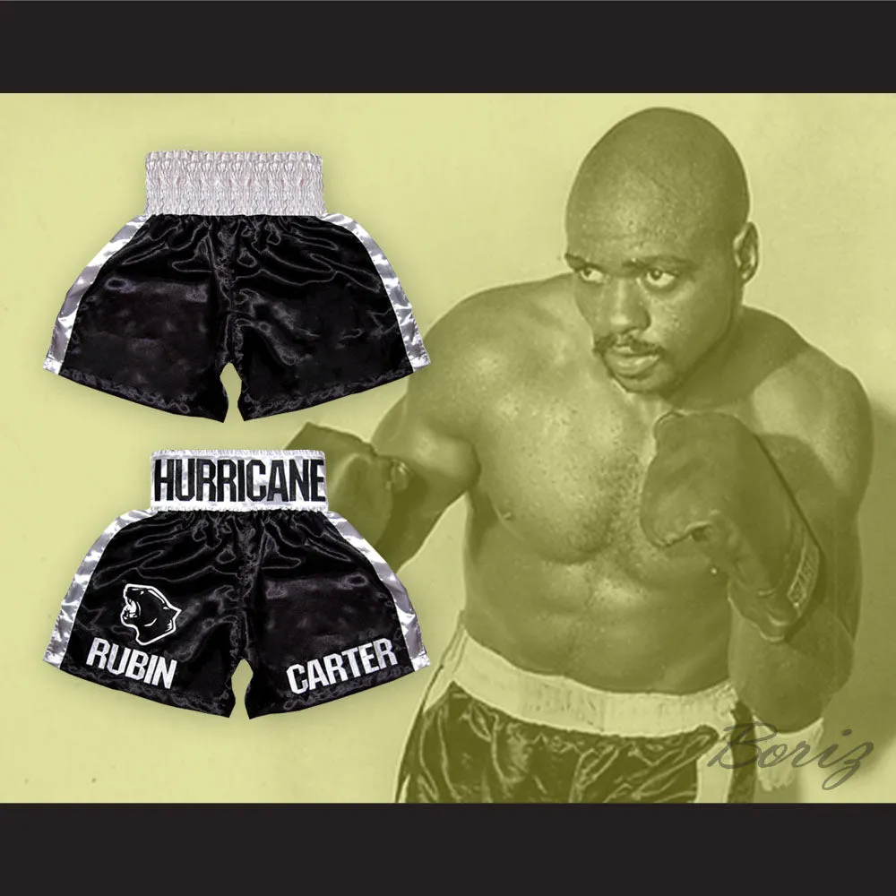 Rubin 'The Hurricane' Carter Black Boxing Shorts