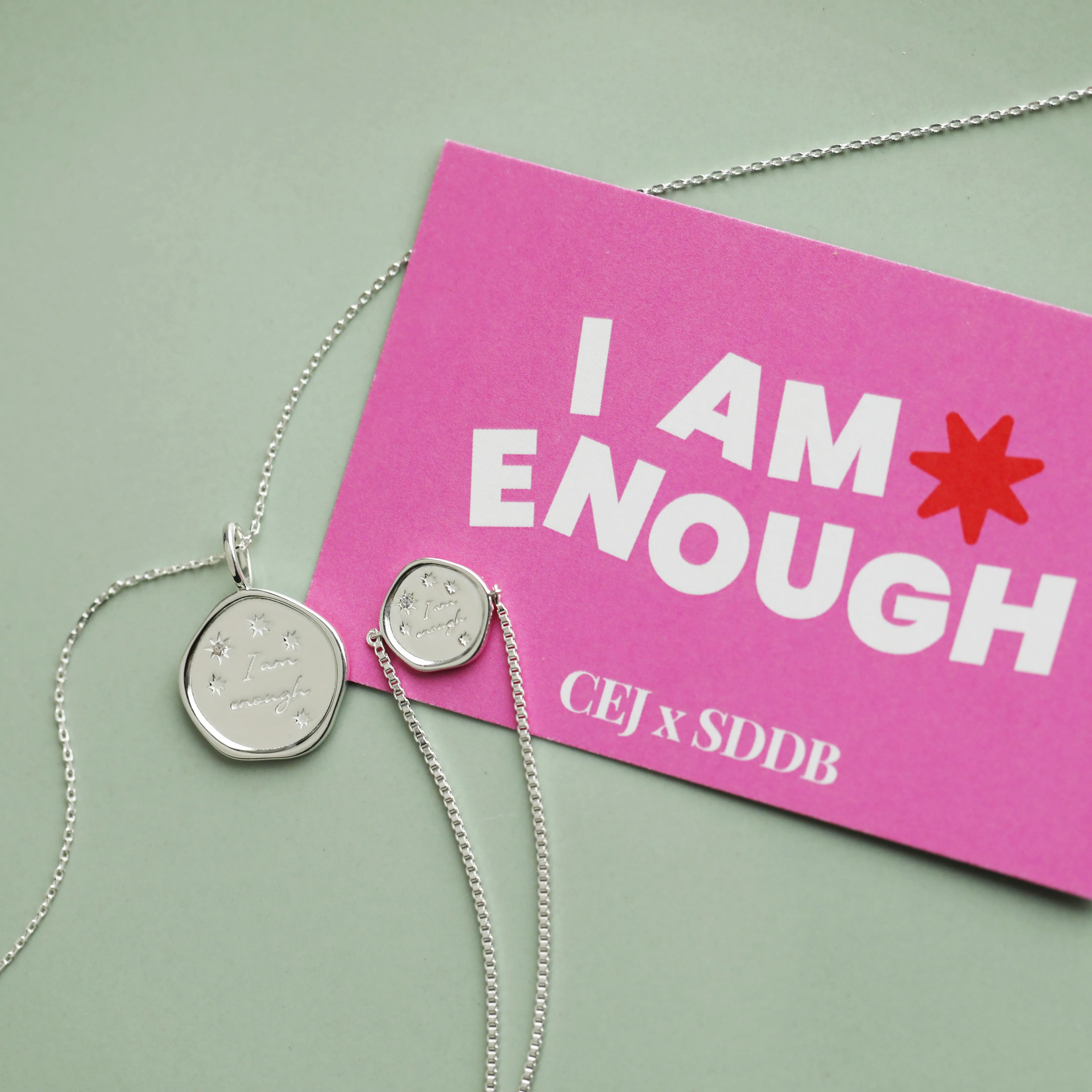 Same Dress Different Bodies I Am Enough Necklace