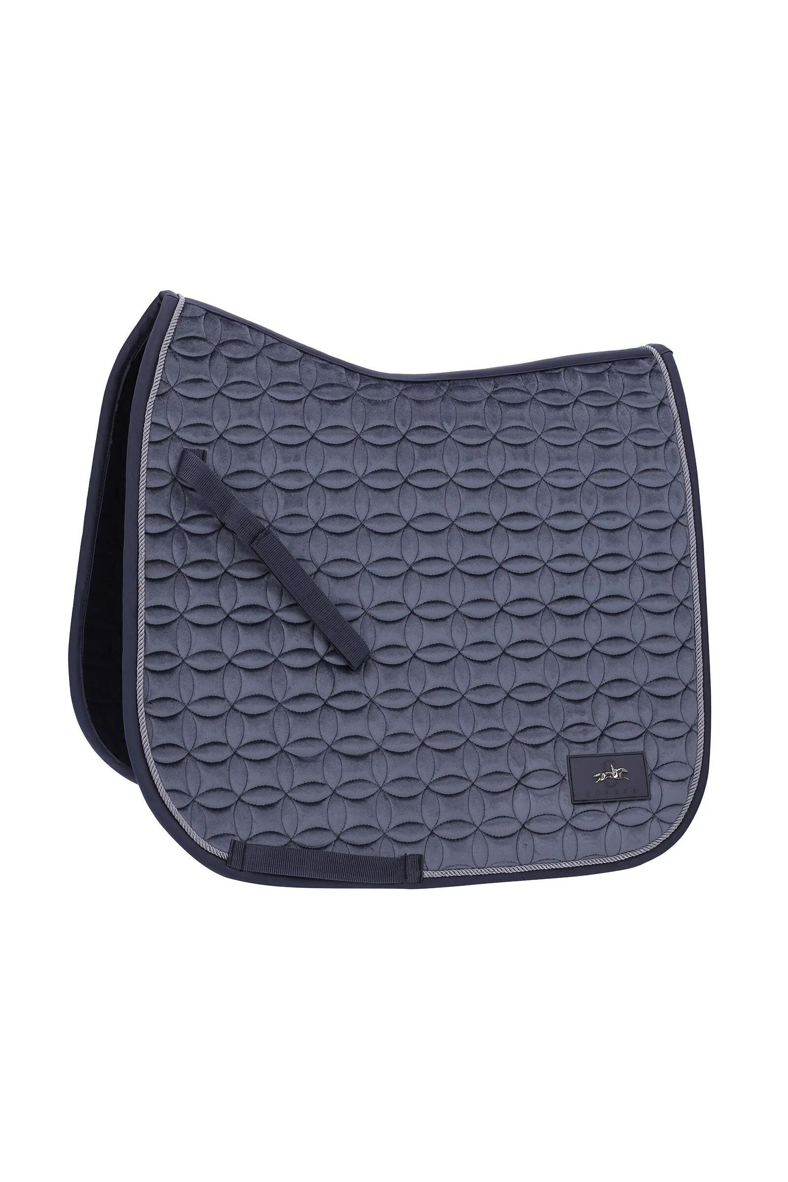 Schockemohle Velvet Balance Pad D Style Slate Grey