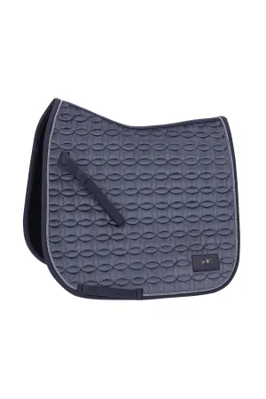 Schockemohle Velvet Balance Pad D Style Slate Grey