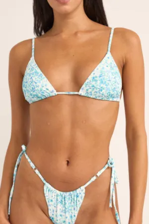 Serenity Floral Slide Tri Bikini Top