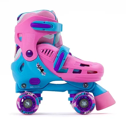 SFR Hurricane III Roller Skates - Pink Blue