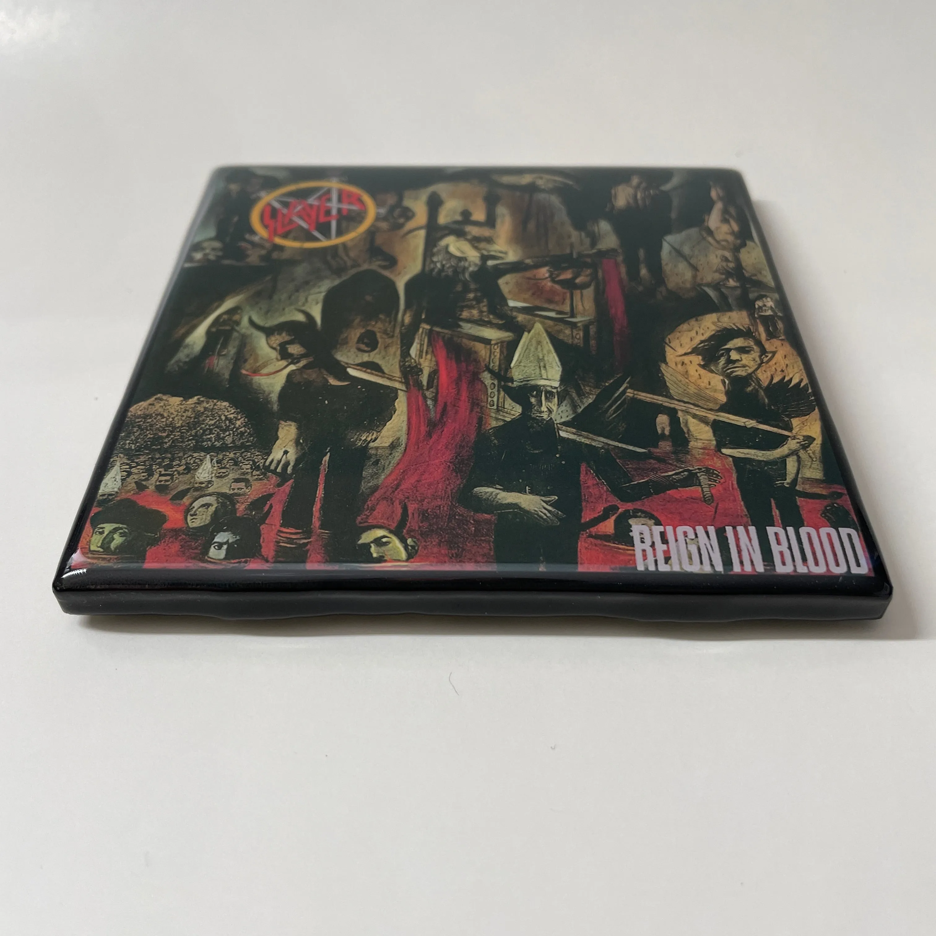 SLAYER Reign In Blood Coaster Custom Ceramic Tile