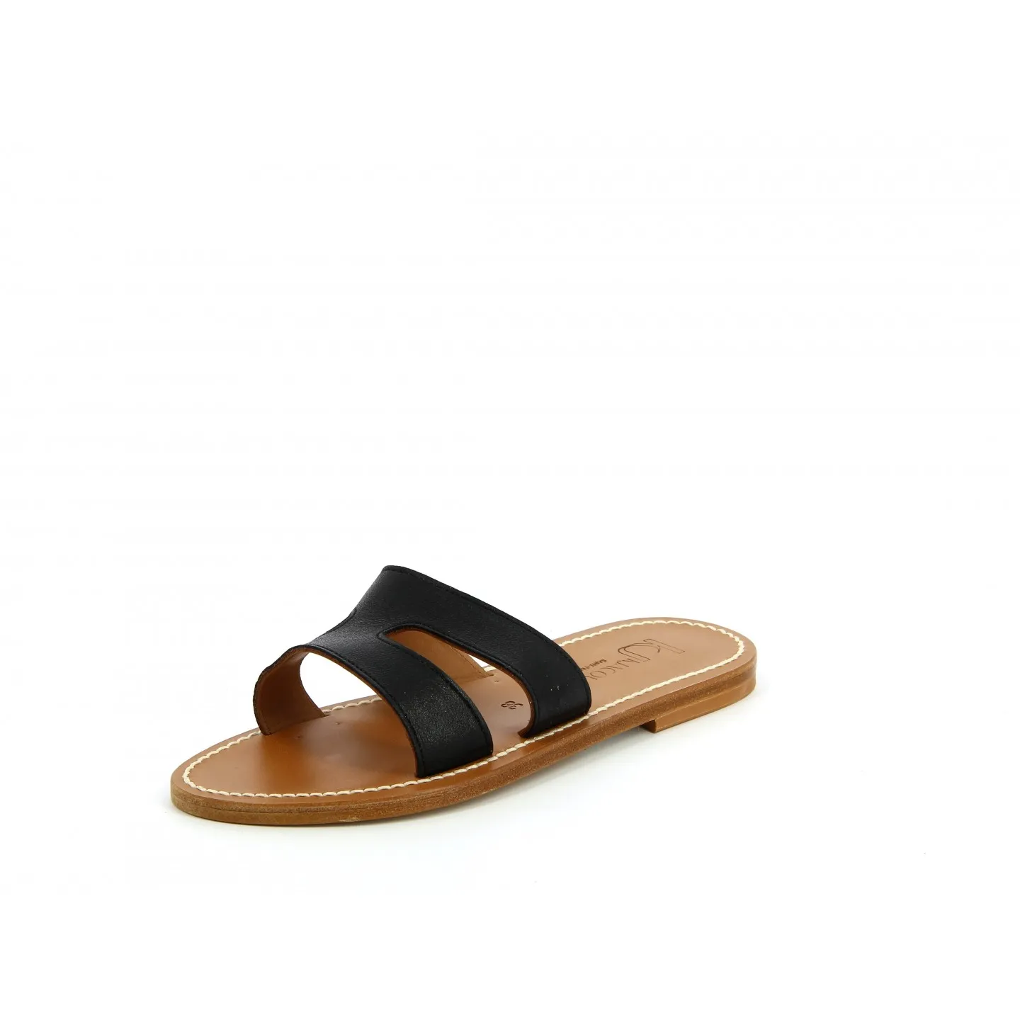 Slide Sandals in Black