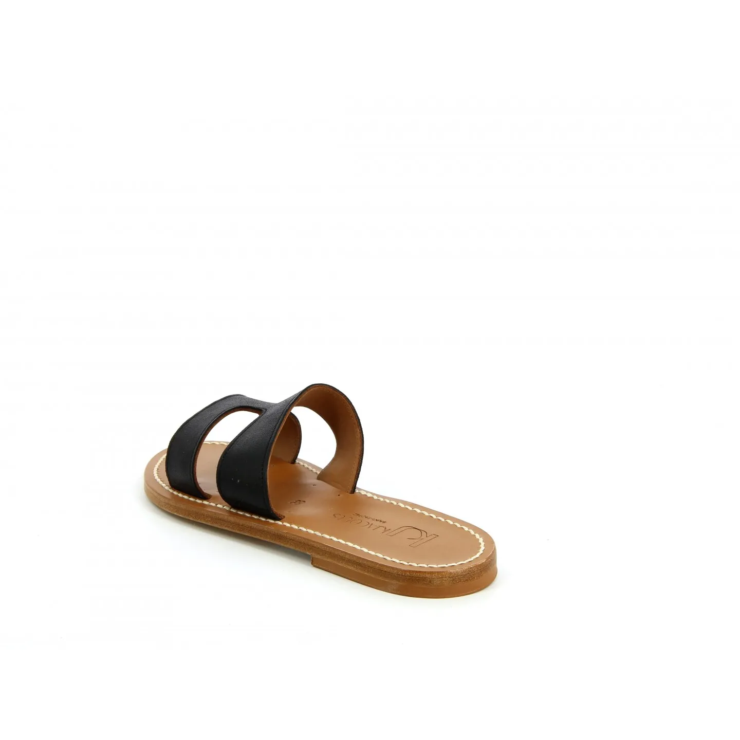 Slide Sandals in Black