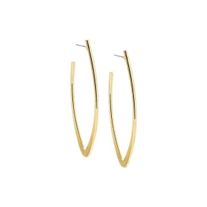 Solid Thin Open Shape Hoop Earring