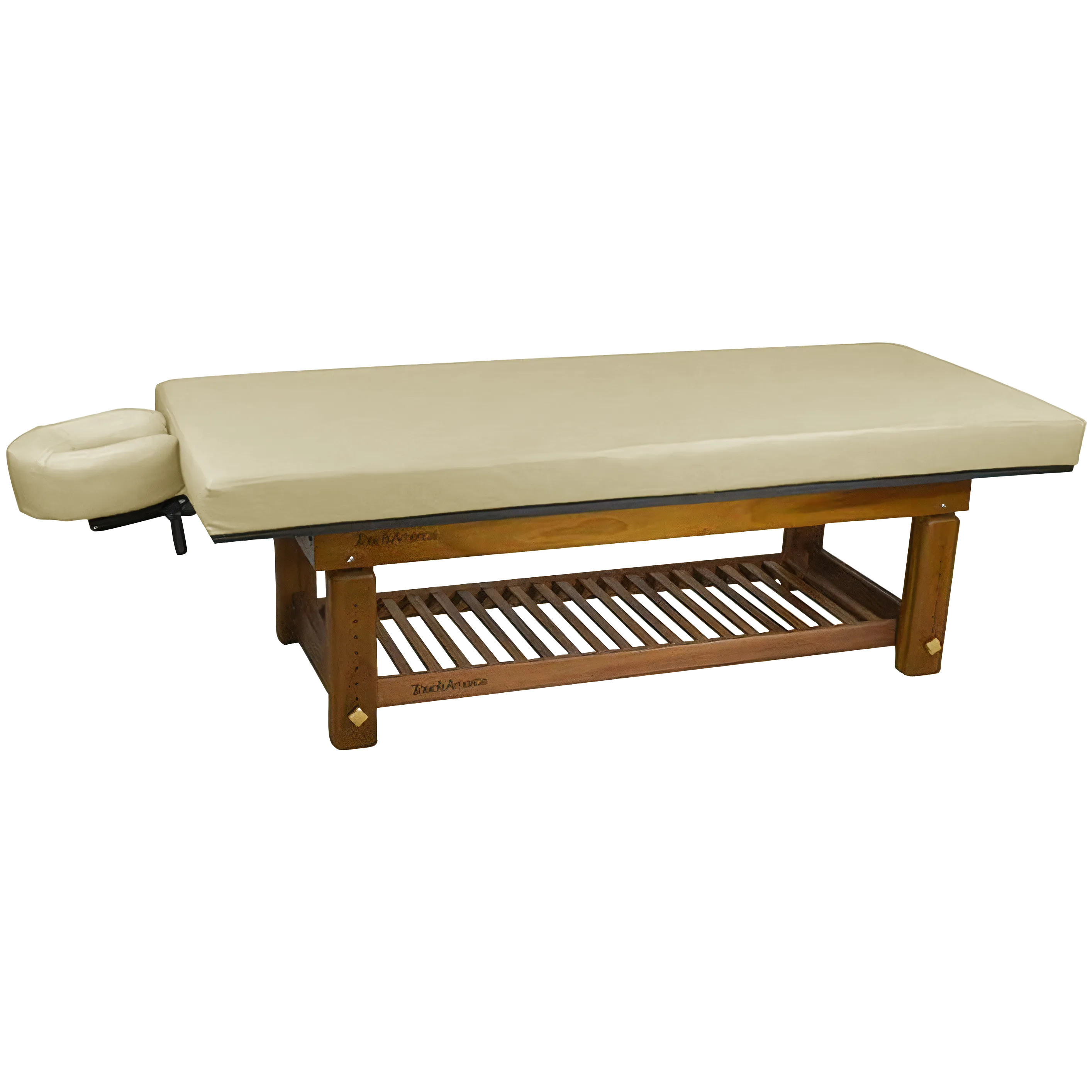 Solterra Indoor/Outdoor Solid Teak Spa and Massage Table