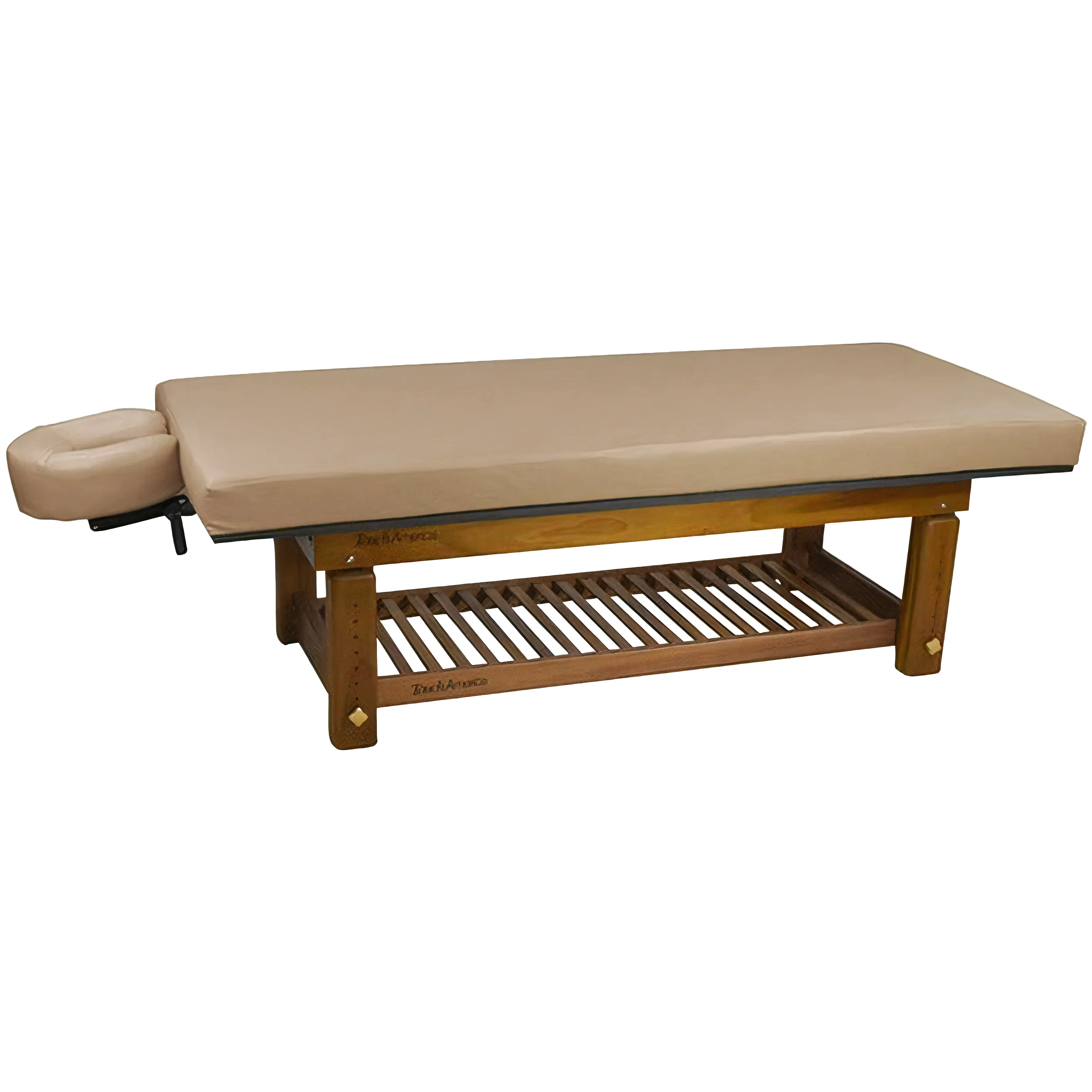 Solterra Indoor/Outdoor Solid Teak Spa and Massage Table