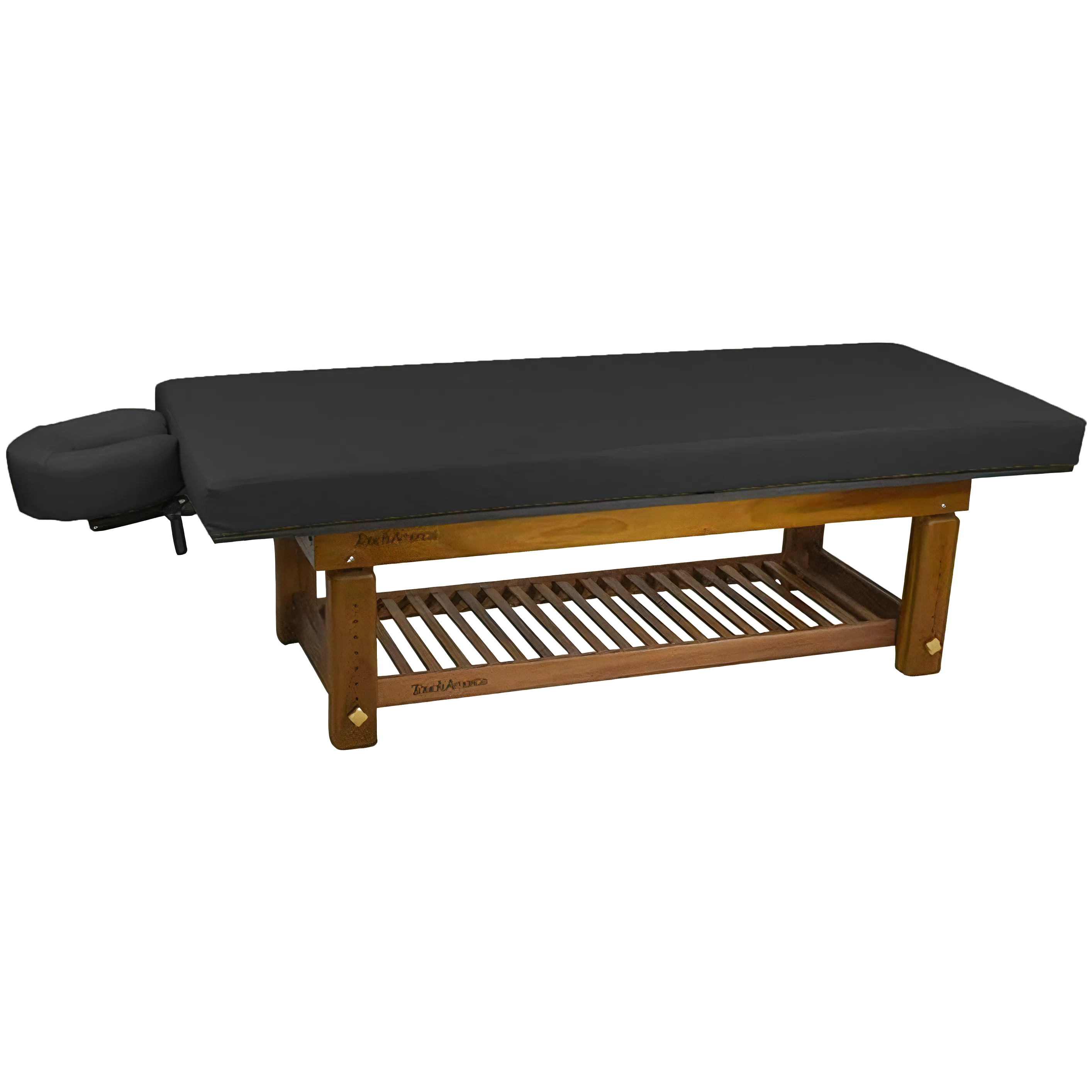 Solterra Indoor/Outdoor Solid Teak Spa and Massage Table