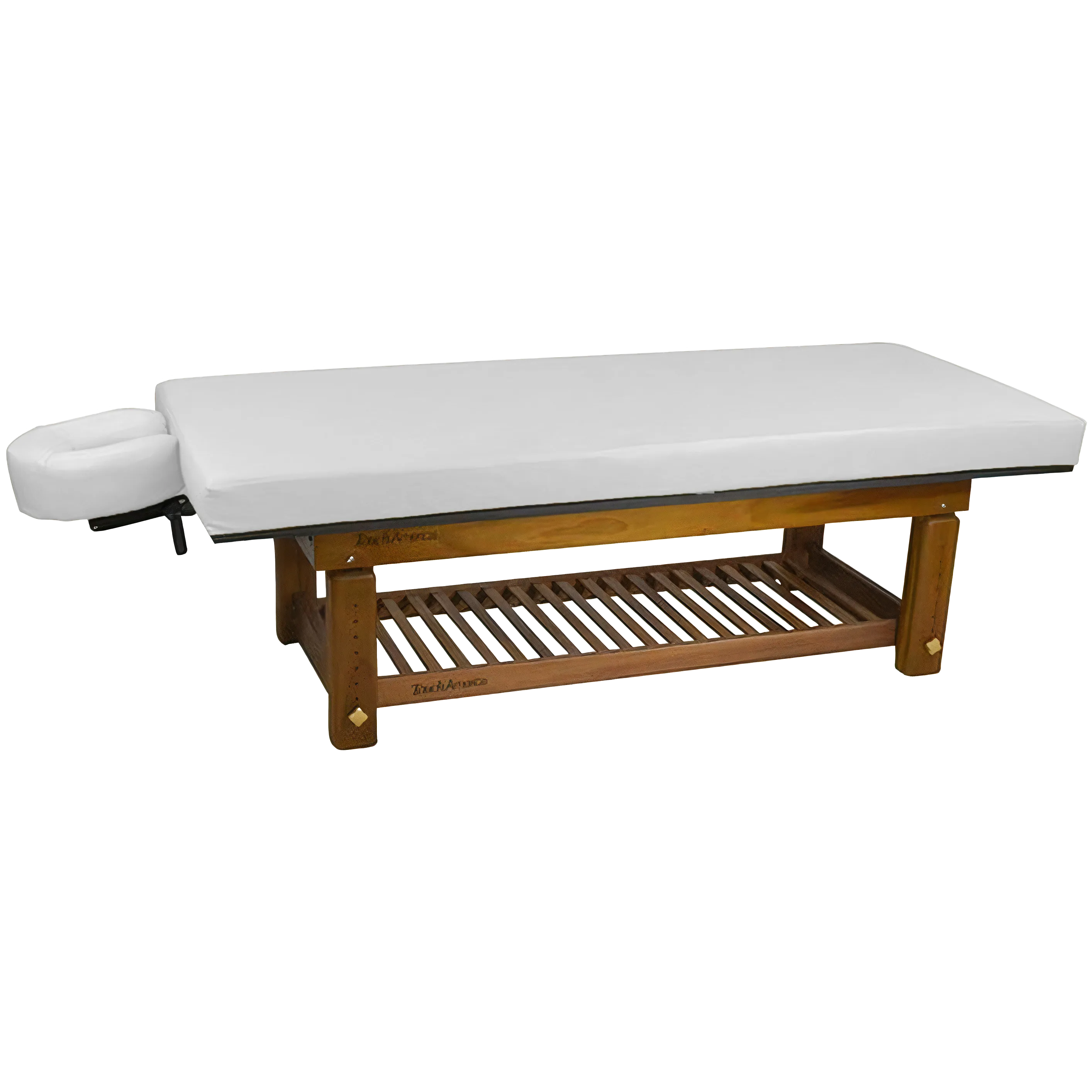 Solterra Indoor/Outdoor Solid Teak Spa and Massage Table