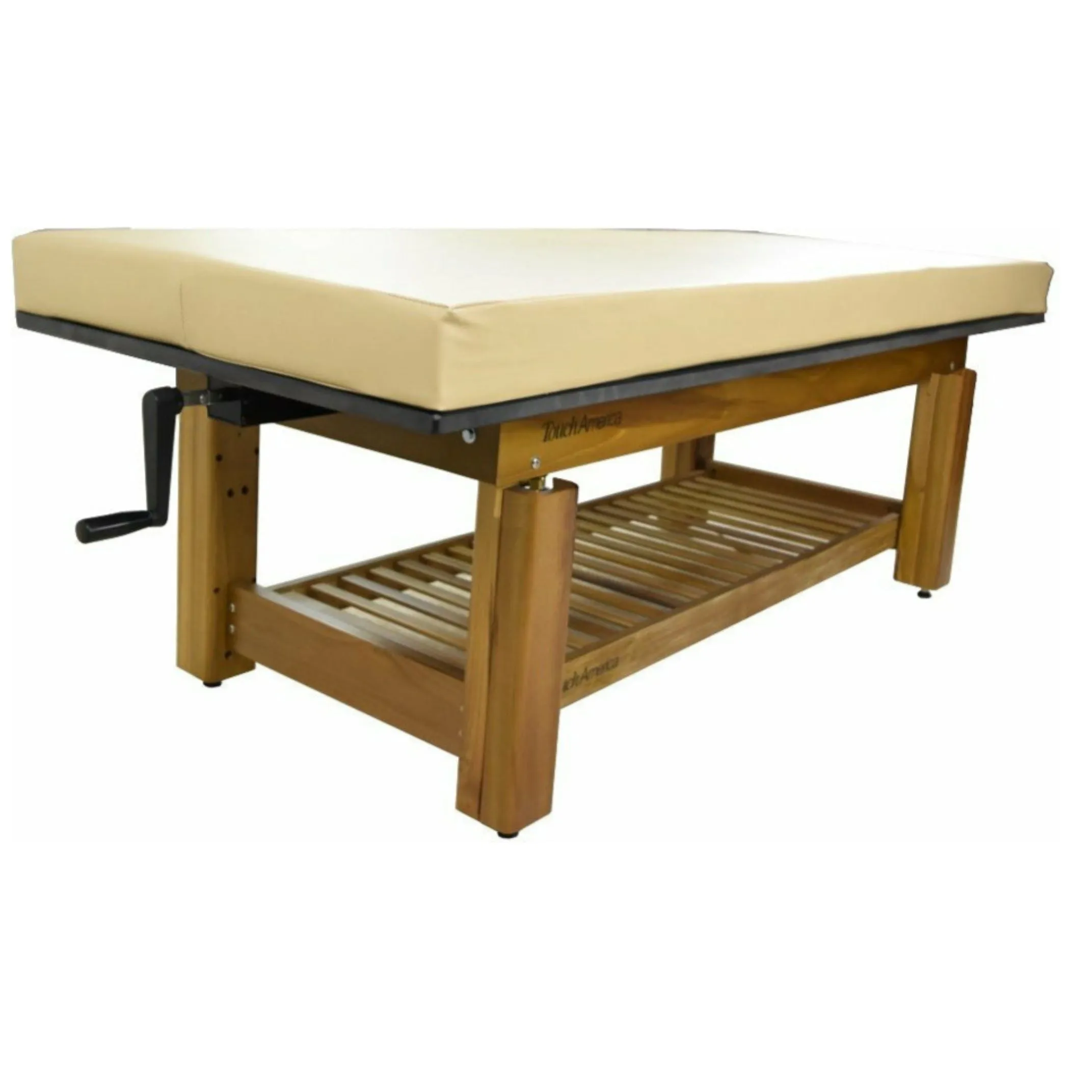 Solterra Indoor/Outdoor Solid Teak Spa and Massage Table