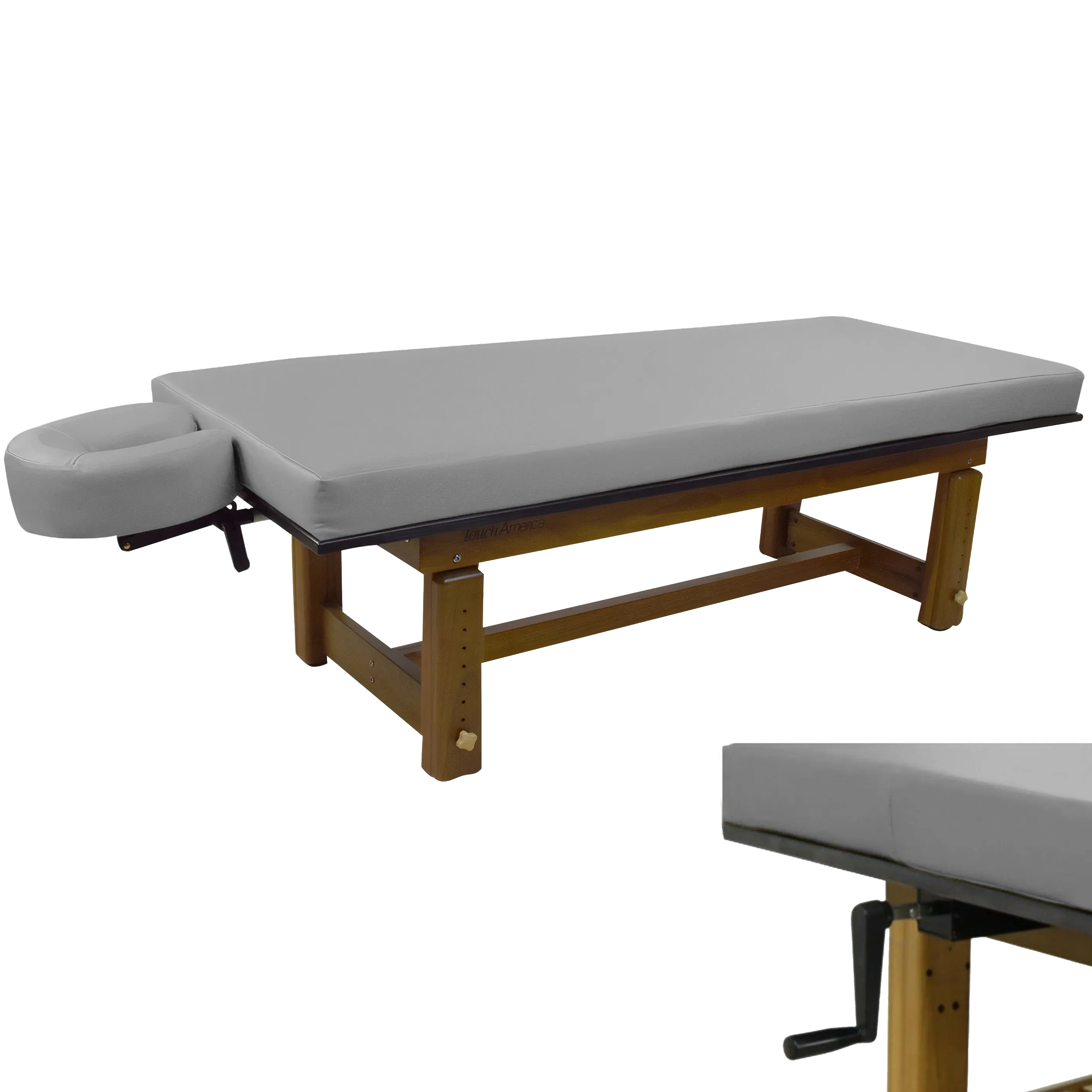 Solterra Indoor/Outdoor Solid Teak Spa and Massage Table