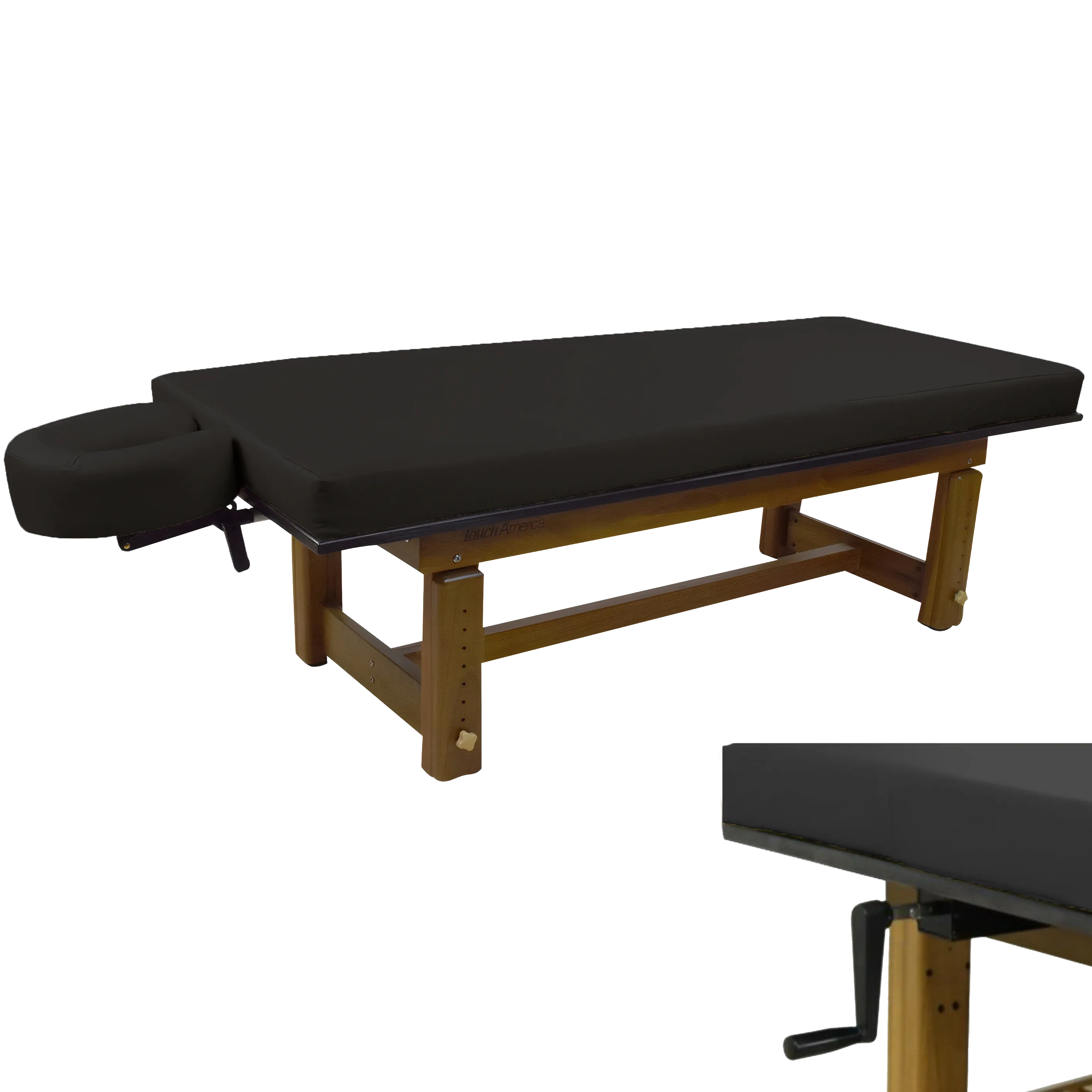 Solterra Indoor/Outdoor Solid Teak Spa and Massage Table
