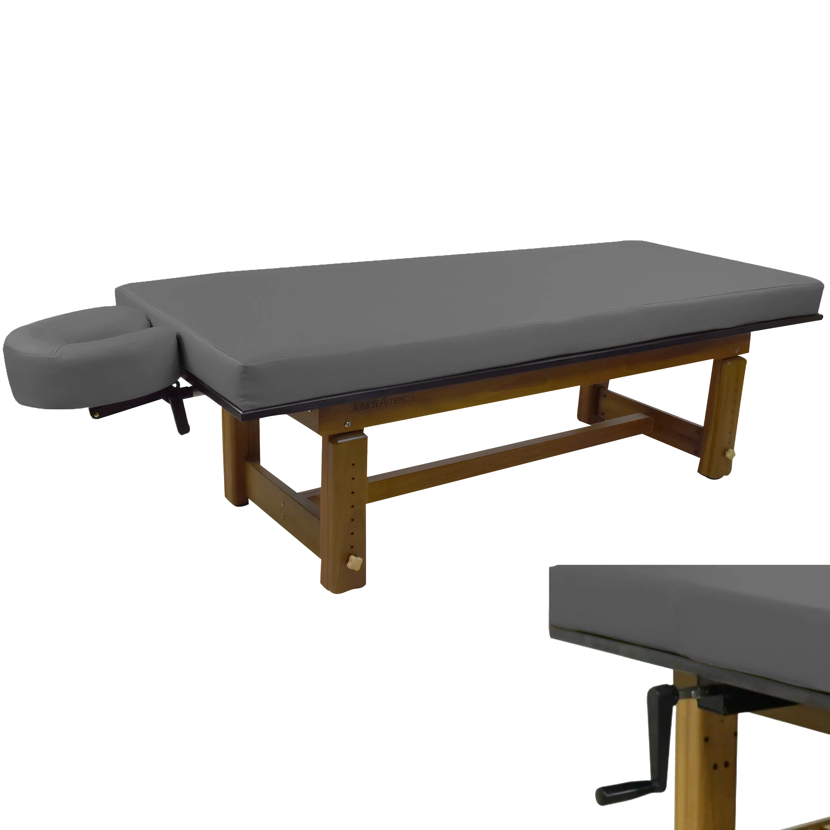 Solterra Indoor/Outdoor Solid Teak Spa and Massage Table