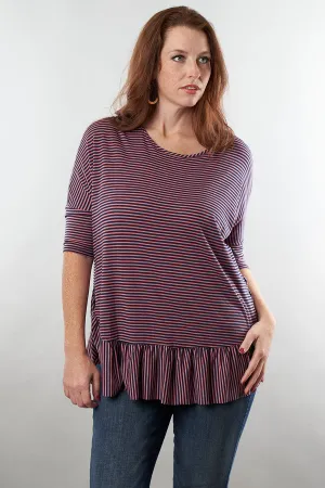 Straight & Narrow Striped Top