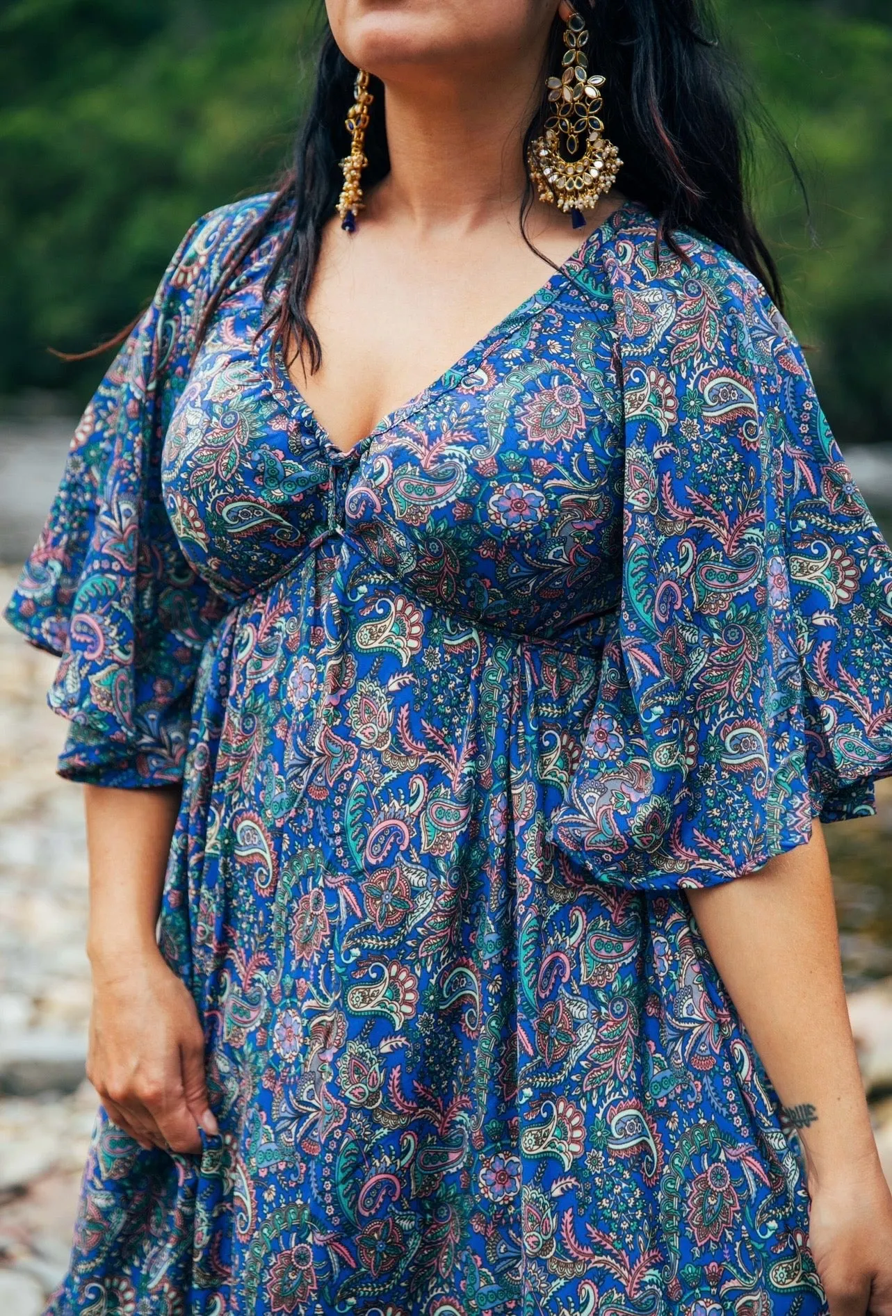 Sunflower Dress ~ Blue