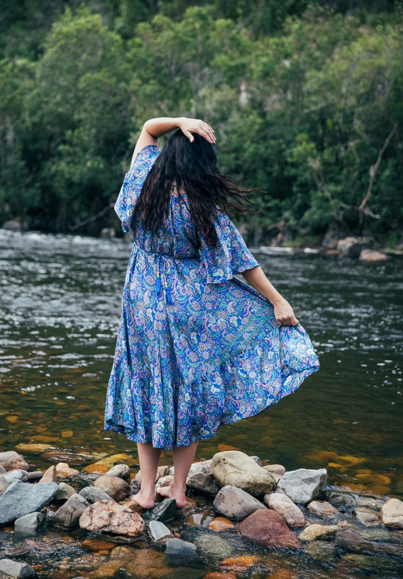 Sunflower Dress ~ Blue