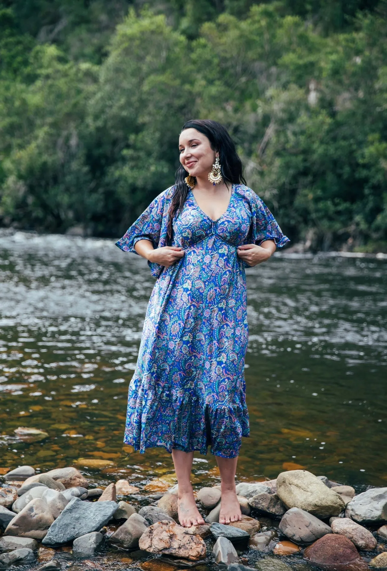 Sunflower Dress ~ Blue